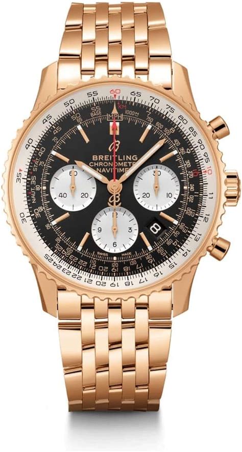 breitling b01 rose gold|breitling navitimer 01 rose gold.